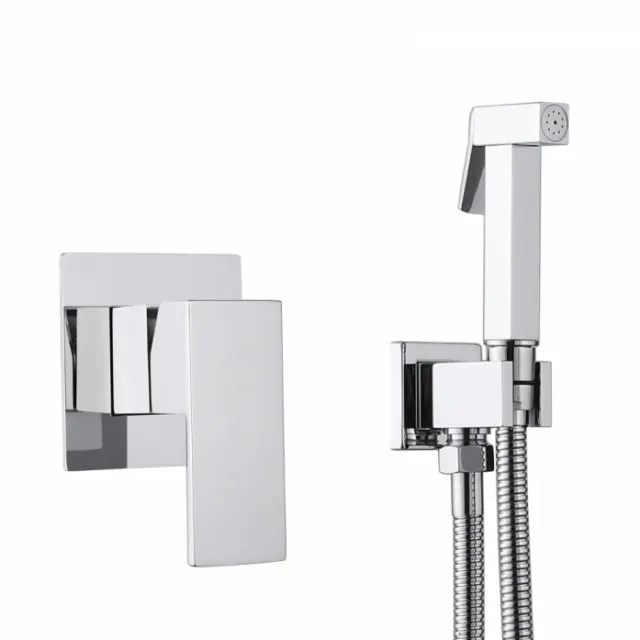 Смеситель с гигиеническим душем Abber Daheim AF8225 хром