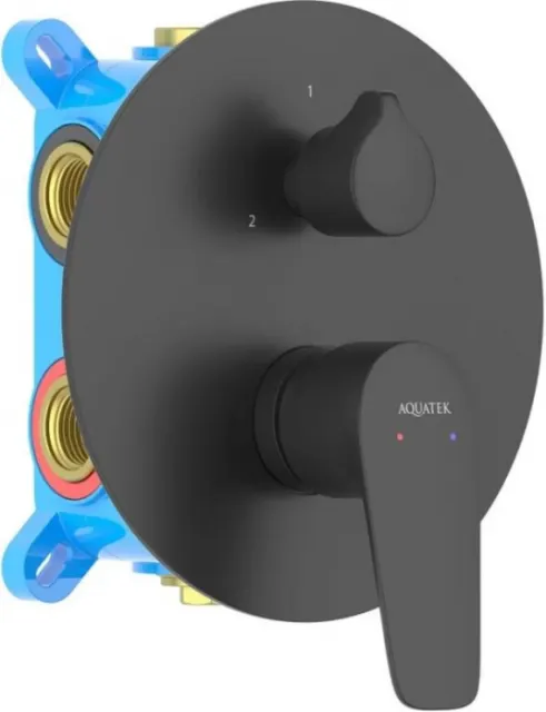 Смеситель для ванны AQUATEK Бетта AQ1147MB черный матовый