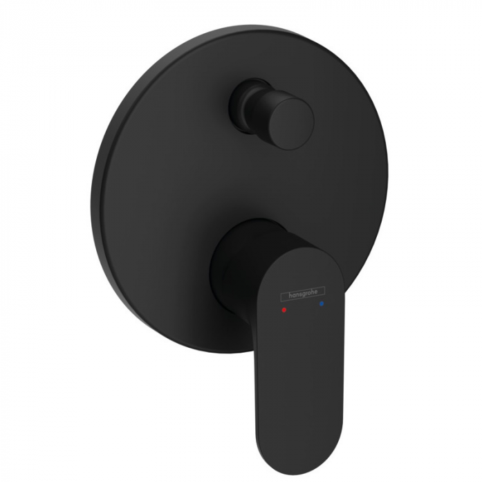 Смеситель для ванны Hansgrohe Rebris S 72466670 черный матовый (внешняя монтажная часть)
