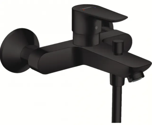 Смеситель для ванны Hansgrohe Talis E 71740670 черный матовый