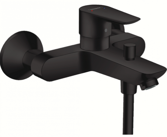 Смеситель для ванны Hansgrohe Talis E 71740670 черный матовый