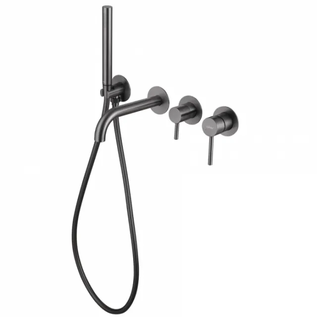 Смеситель для ванны Abber Wasser Kreis AF8130NG никель