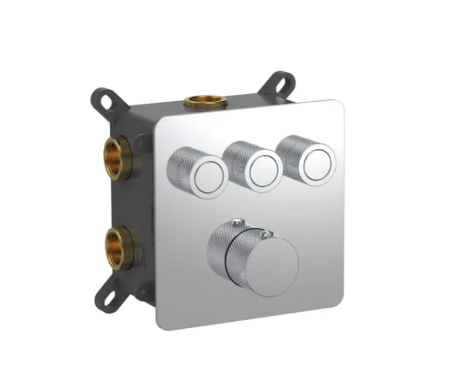 Встраиваемый термостат AQUAME AQM8812CR хром