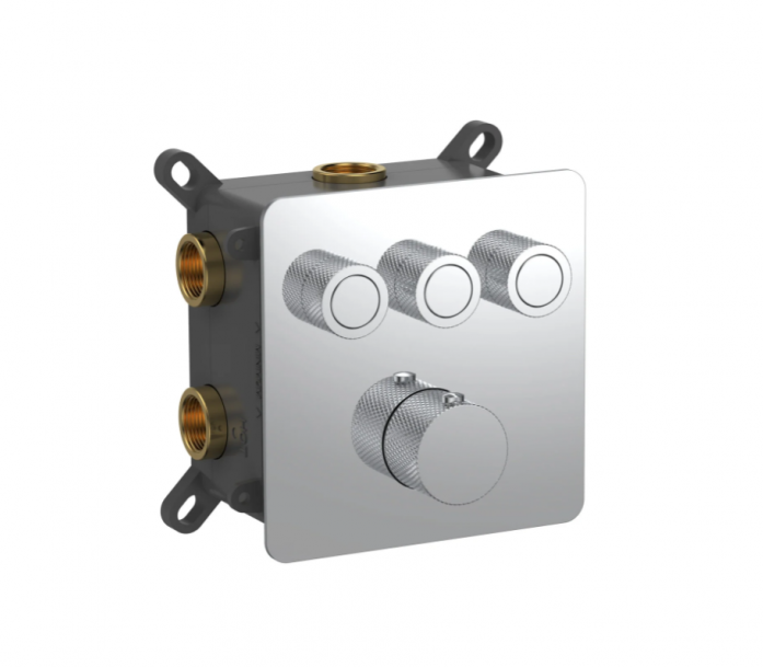 Встраиваемый термостат AQUAME AQM8812CR хром