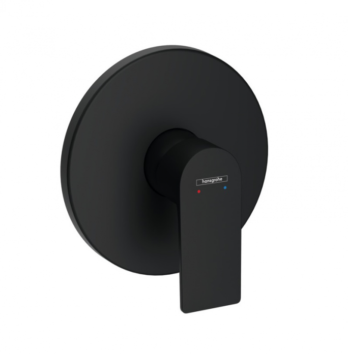 Смеситель для душа Hansgrohe Rebris E 72668670 черный матовый (внешняя монтажная часть)