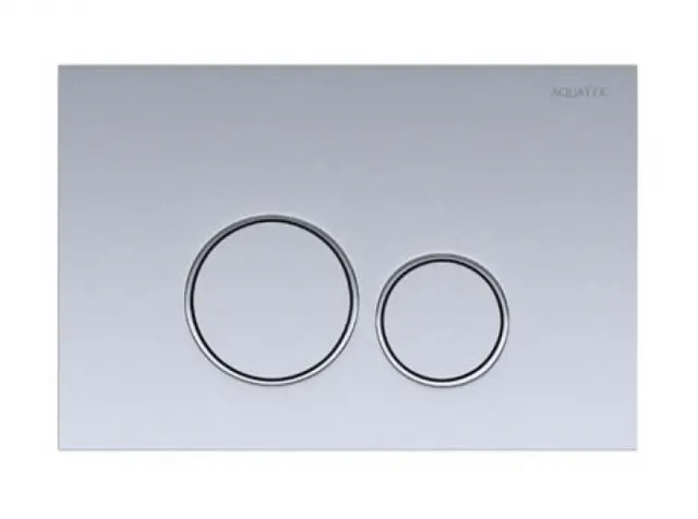 Панель смыва AQUATEK KDI-0000019 (005C) хром матовый