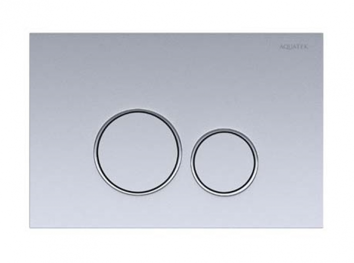 Панель смыва AQUATEK KDI-0000019 (005C) хром матовый