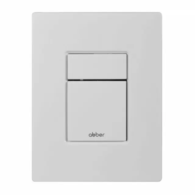 Кнопка смыва пневматическая Abber AC0123MW белый матовый