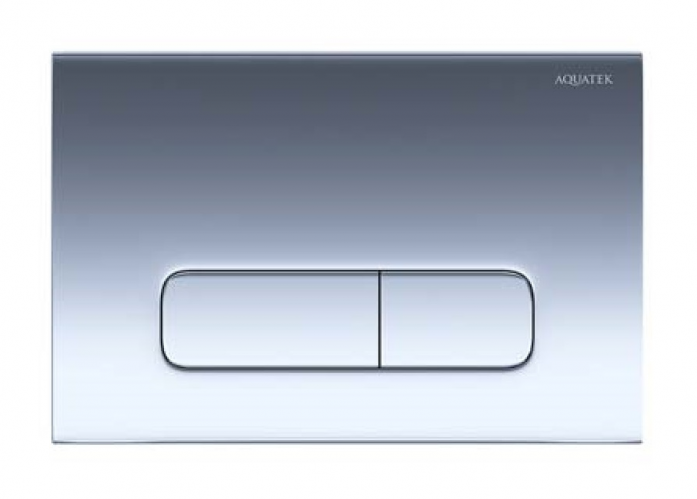 Панель смыва AQUATEK KDI-0000016 (002B) хром глянец