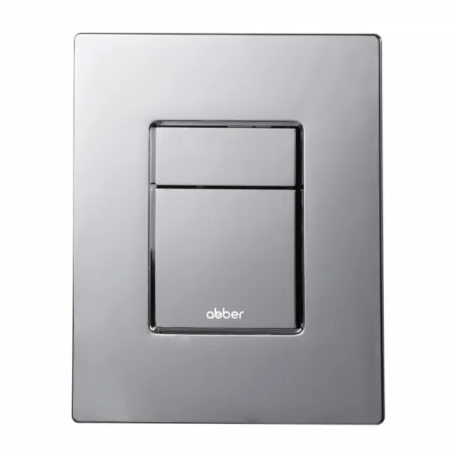 Кнопка смыва пневматическая Abber AC0123 хром глянцевый