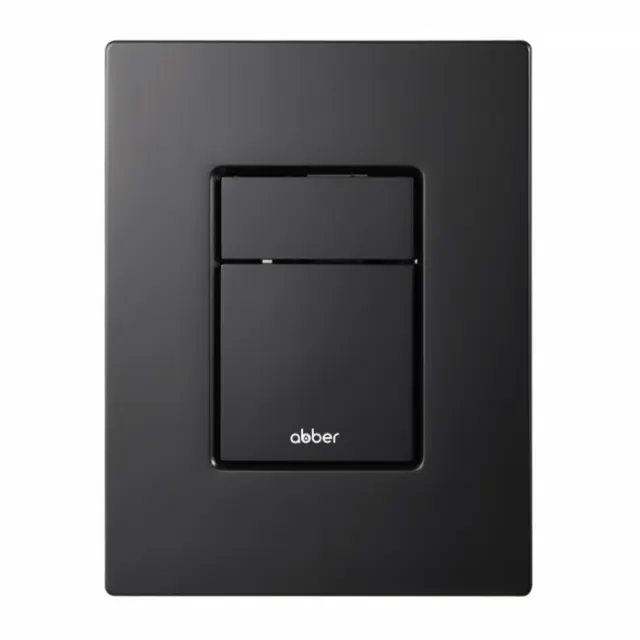 Кнопка смыва пневматическая Abber AC0123MB черный матовый