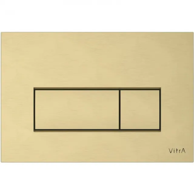 Панель смыва Vitra Root Square 740-2325 золото шлифованное