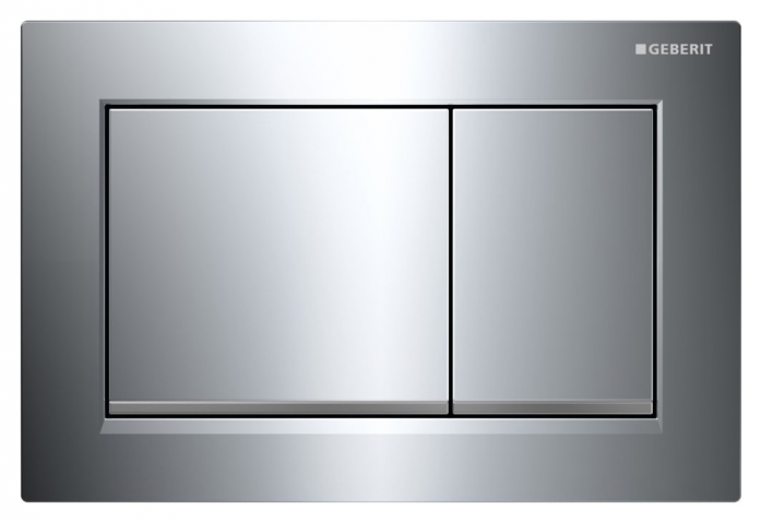 Смывная клавиша Geberit Omega 30 115.080.KH.1 хром/матовый хром