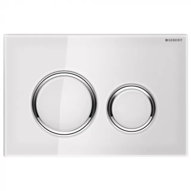 Клавиша смыва Geberit Sigma 21 115.884.SI.1 белый/хром