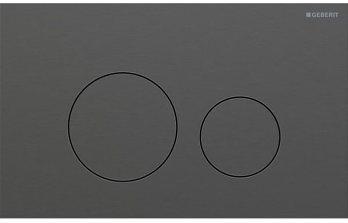 Клавиша смыва Geberit Sigma40 115.628.QD.1 черный хром матовый