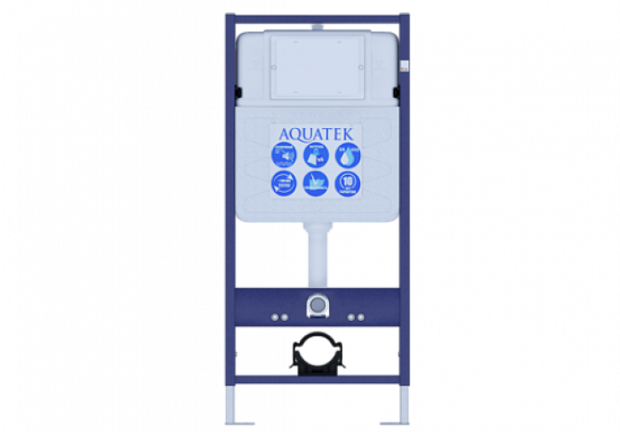 Инсталляция для унитаза AQUATEK Standart 50 INS-0000012 + звукоизоляционная прокладка