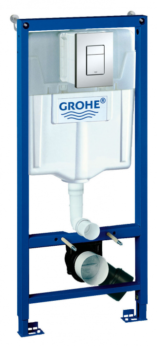 Инсталляция для унитаза GROHE Rapid SL (38772001) 3 в 1 с кнопкой смыва