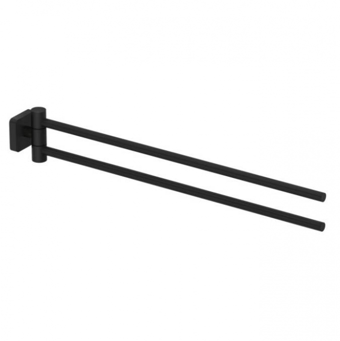 Держатель полотенца двойной Kludi VELA S 2597739 черный матовый