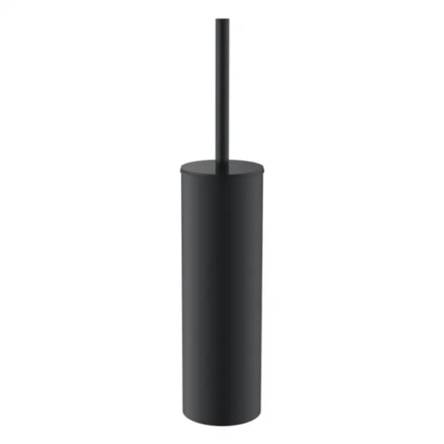 Туалетный ершик напольный AQUAME Trento AQM7215MB черный матовый