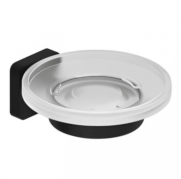 Мыльница Kludi VELA S 2598539 черный матовый