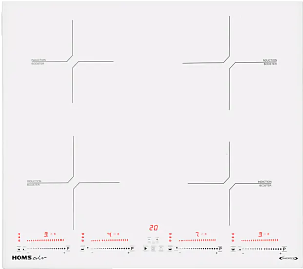 Индукционная варочная панель Homsair HIC64SWH Inverter