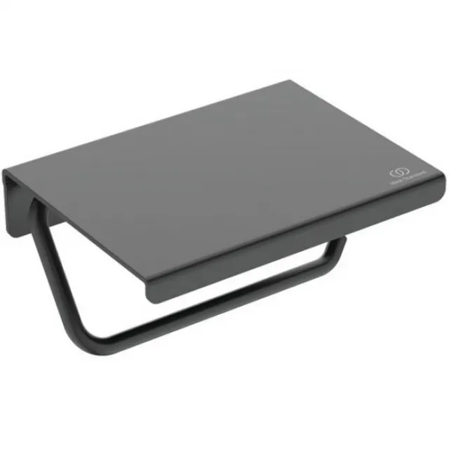 Держатель для туалетной бумаги Ideal Standard ALU+ BD592XG черный матовый