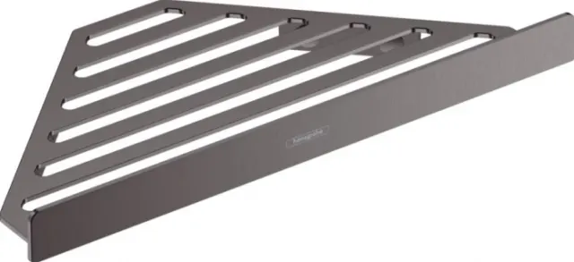Угловая полка Hansgrohe AddStoris 41741340 шлифованный чёрный хром