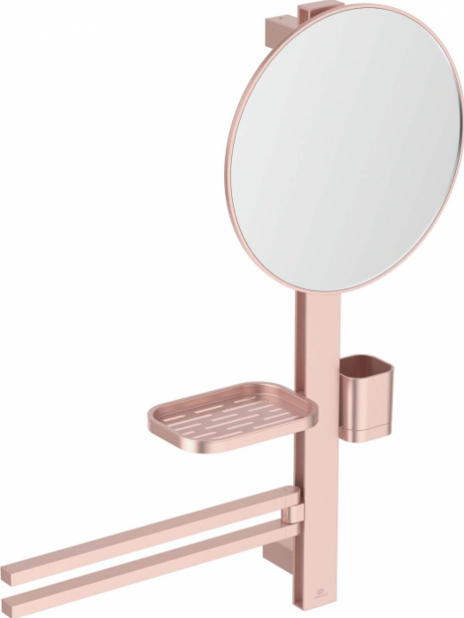 Штанга с аксессуарами Ideal Standard ALU+ Beauty Bar S BD587RO розовый