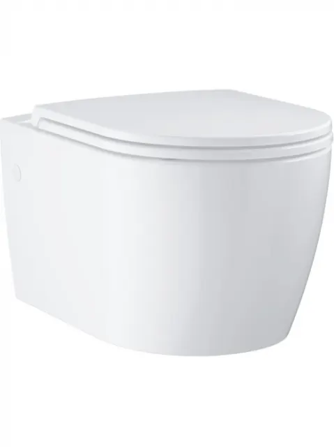 Унитаз подвесной GROHE Bau 103860SH00 с сиденьем белый