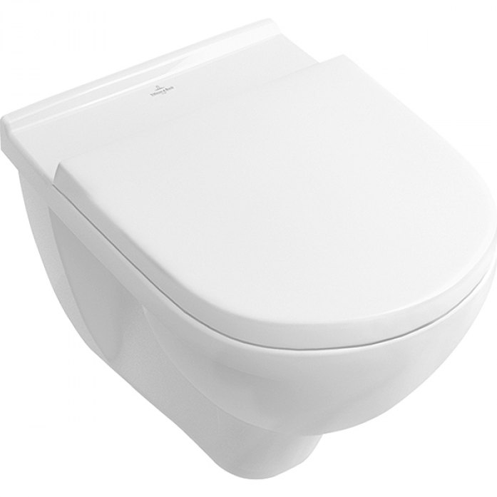 Чаша подвесного унитаза Villeroy&Boch 5660 HR 01 O с сиденьем микролифт белый VB (185029)