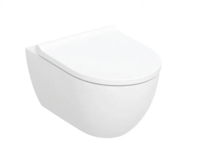 Унитаз подвесной Geberit Acanto 502.718.00.1 с сиденьем белый