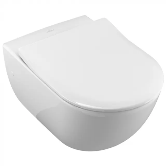 Чаша подвесного унитаза Villeroy&Boch AVENTO RIMLESS PACK 5656RS01 белый альпин