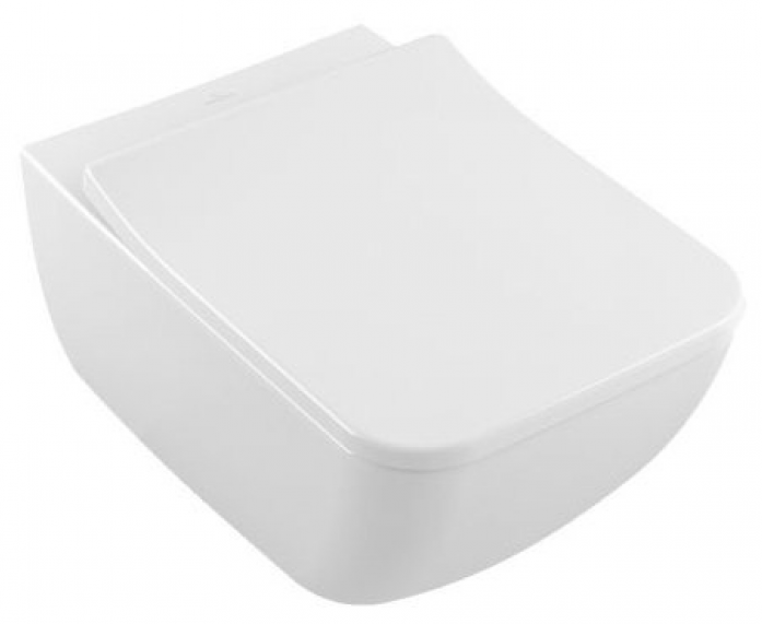 Унитаз подвесной с сиденьем VILLEROY & BOCH Venticello 4611RS01 белый