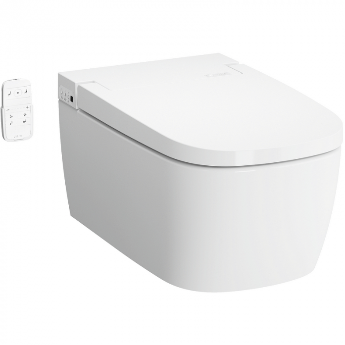 Интеллектуальный подвесной унитаз Vitra V-Care Basic 5674B003-6193 белый