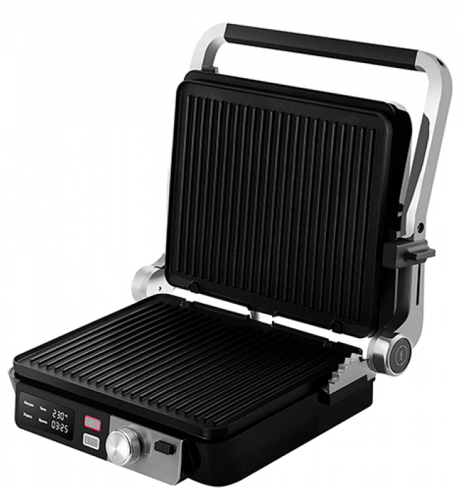 Электрический гриль BQ GR3009 Black-Steel