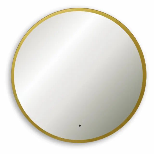 Зеркало Abber Mond AG6204SCGL-1.0 с подсветкой, бесконтактный выключатель, диммер, золото