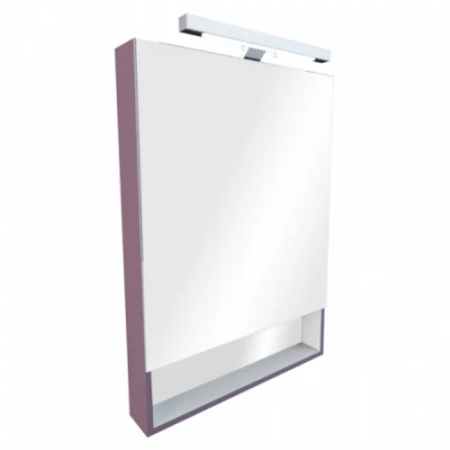 Зеркальный шкаф с подсветкой Roca Gap 60 ZRU9302751 фиолетовый