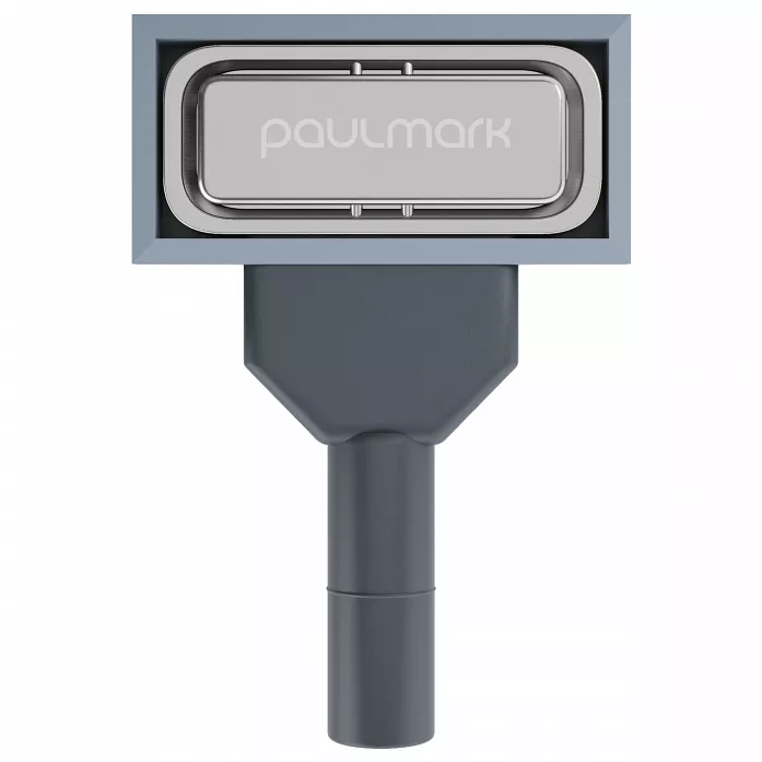 Перелив овальный с логотипом Paulmark , PM24-BS, брашированная сталь,