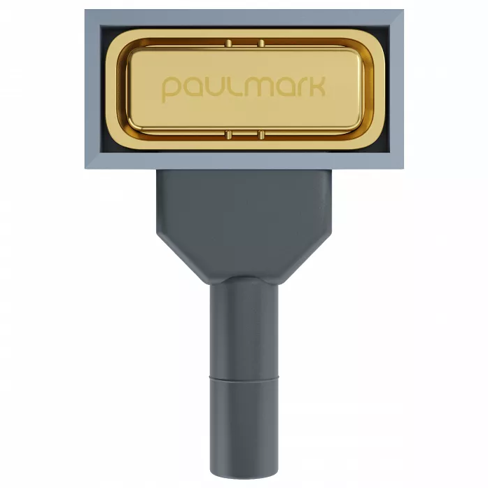 Перелив овальный с логотипом Paulmark , PM24-BG, брашированное золото,