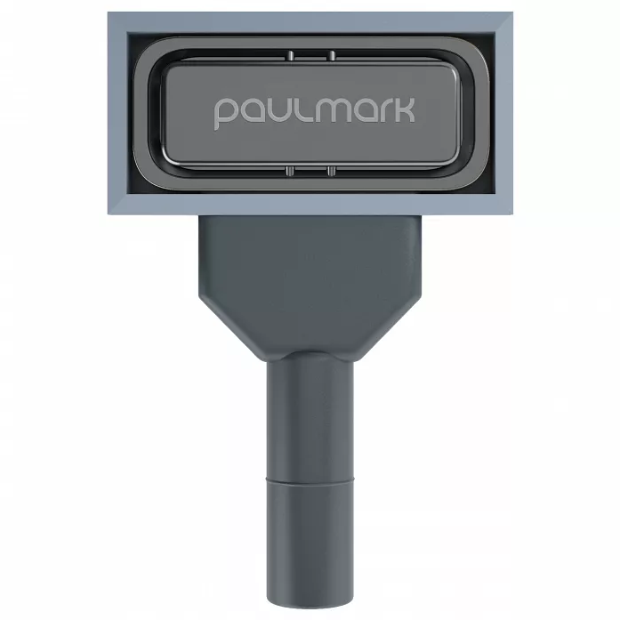 Перелив овальный с логотипом Paulmark , PM24-GM, вороненая сталь,