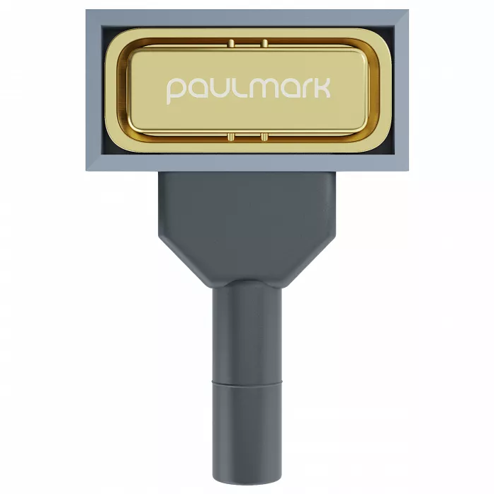 Перелив овальный с логотипом Paulmark , PM24-LG, светлое золото,