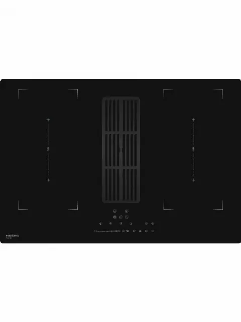 Индукционная панель с вытяжкой Hiberg i8-VM8 B (80см)