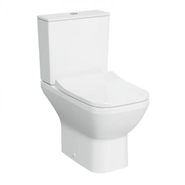 Унитаз-компакт Vitra Integra Square 9833B003-7205 с сиденьем белый