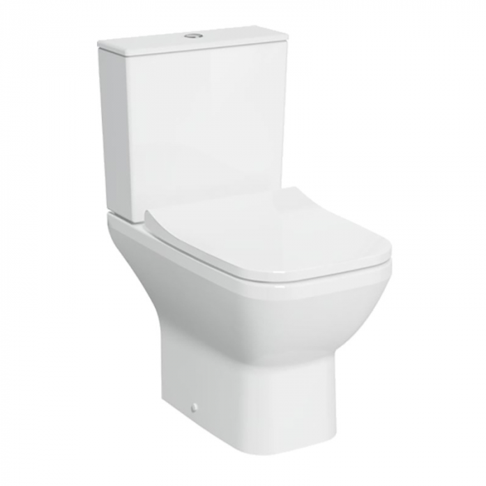 Унитаз-компакт Vitra Integra Square 9833B003-7205 с сиденьем белый