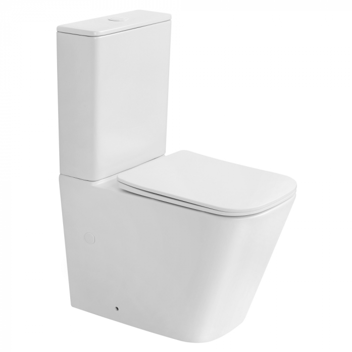 Унитаз компакт Abber Rechteck AC1210TMW белый матовый