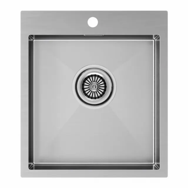 Мойка Paulmark нерж. сталь KRONER 45, PM214551-BS, брашированная сталь, 450х510мм,