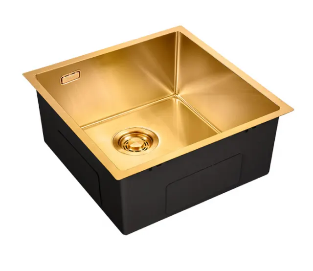 Кухонная мойка Emar EMB-131 PVD Nano Golden