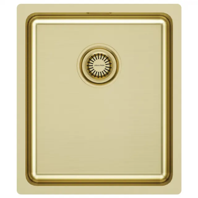 Мойка Paulmark нерж. сталь VISTA 38, PM904438-LG, светлое золото, 380х440мм,