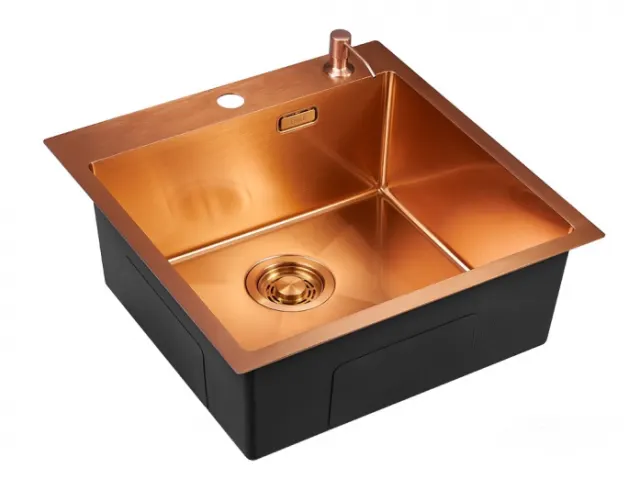 Кухонная мойка Emar EMB-117A PVD Nano Coppery