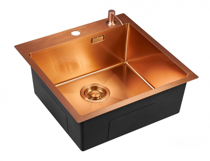 Кухонная мойка Emar EMB-117A PVD Nano Coppery